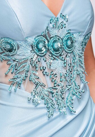 Ombre Evening Dress in Blue