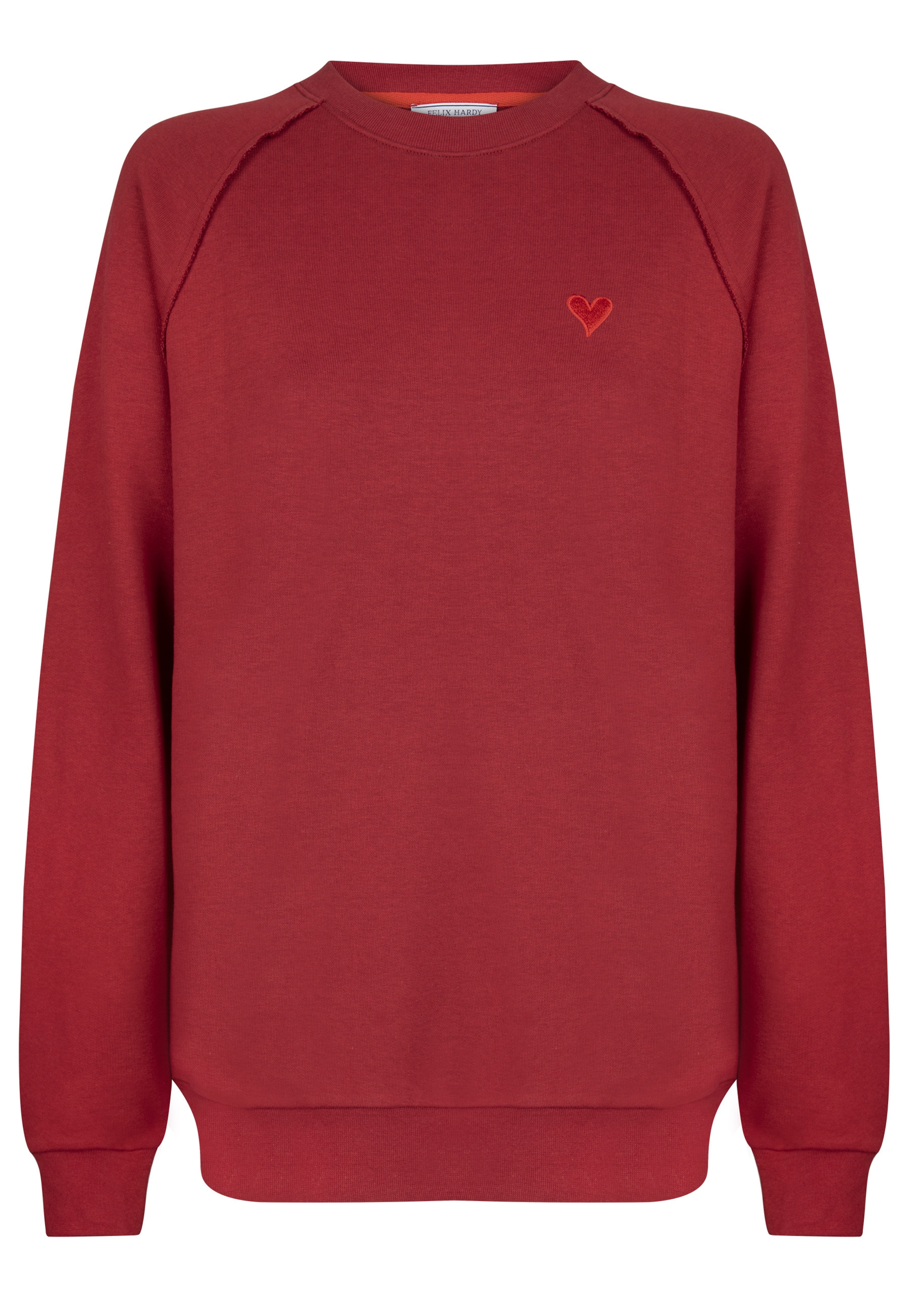 Felix Hardy Sweatshirt in Rood: voorkant