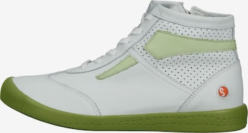 Softinos High-Top Sneakers in White