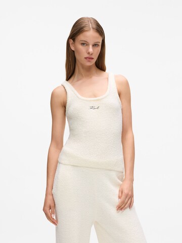 Top di Karl Lagerfeld in beige: frontale