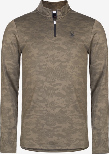 Spyder Sportska sweater majica u siva / zelena, Pregled proizvoda