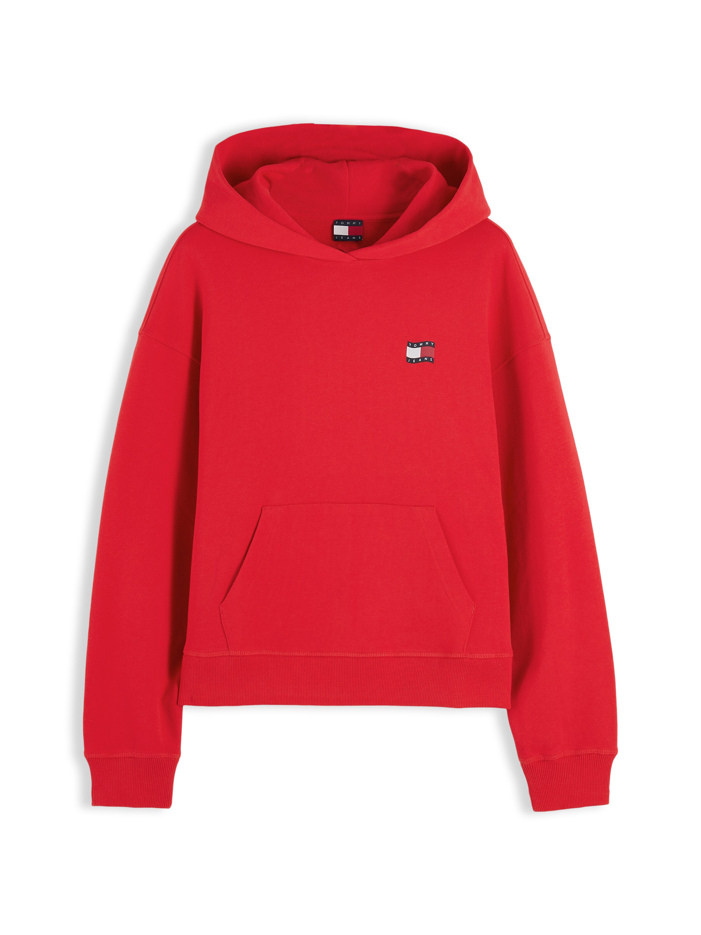 Tommy Jeans Sweatshirt in XXS in de kleur Rood, Productweergave