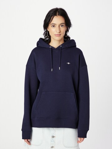 Sweat-shirt GANT en bleu : devant