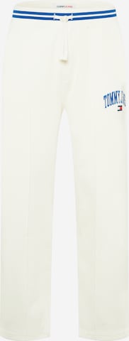 Tommy Jeans Loose fit Trousers in White: front