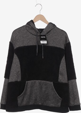 Ulla Popken Sweatshirt & Zip-Up Hoodie in XXXL in Black: front