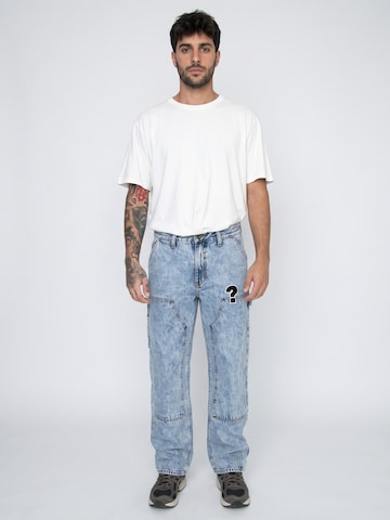 GUESS Originals Baggy Jeans 'Go Market Carpenter Pant Acid Wash' in Blauw: voorkant