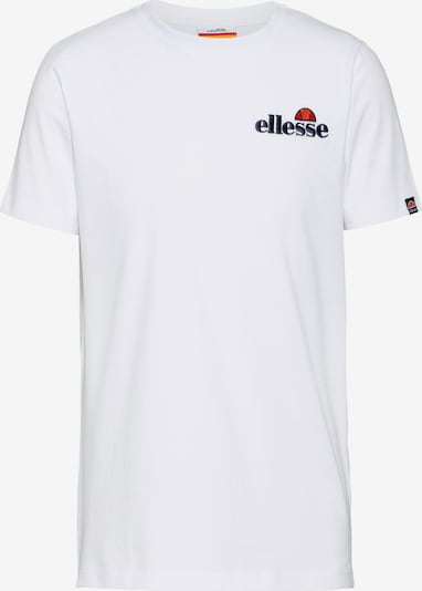 ELLESSE T-Shirt 'VOODOO' en bleu foncé / orange / rouge / blanc, Vue avec produit
