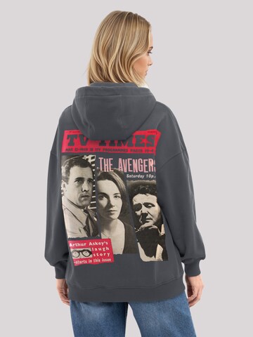 Sweat-shirt 'TV Times The Avengers 1961 Cover' F4NT4STIC en noir : devant