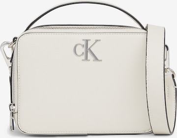 Calvin Klein Jeans Дамска чанта в сиво: отпред
