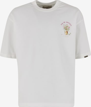 T-Shirt 'Pot De Vie' Pas De Monaco en blanc : devant