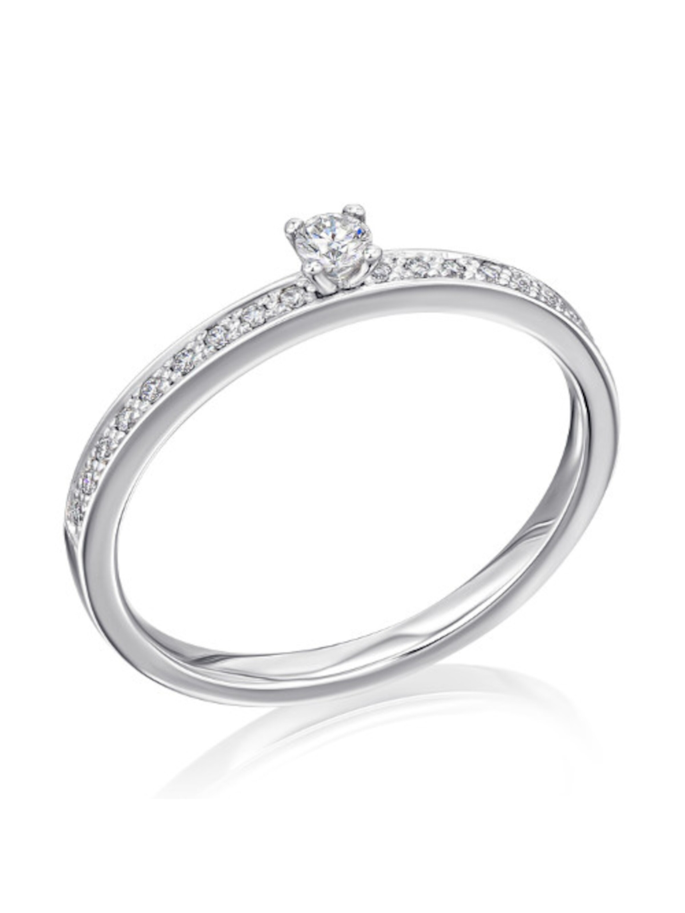 ONE ELEMENT Ring in Silber: Vorderseite