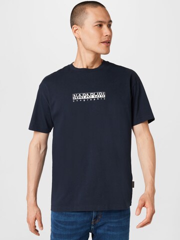 T-Shirt NAPAPIJRI en bleu : devant