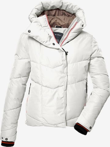 KILLTEC Outdoor Jacket in White: front