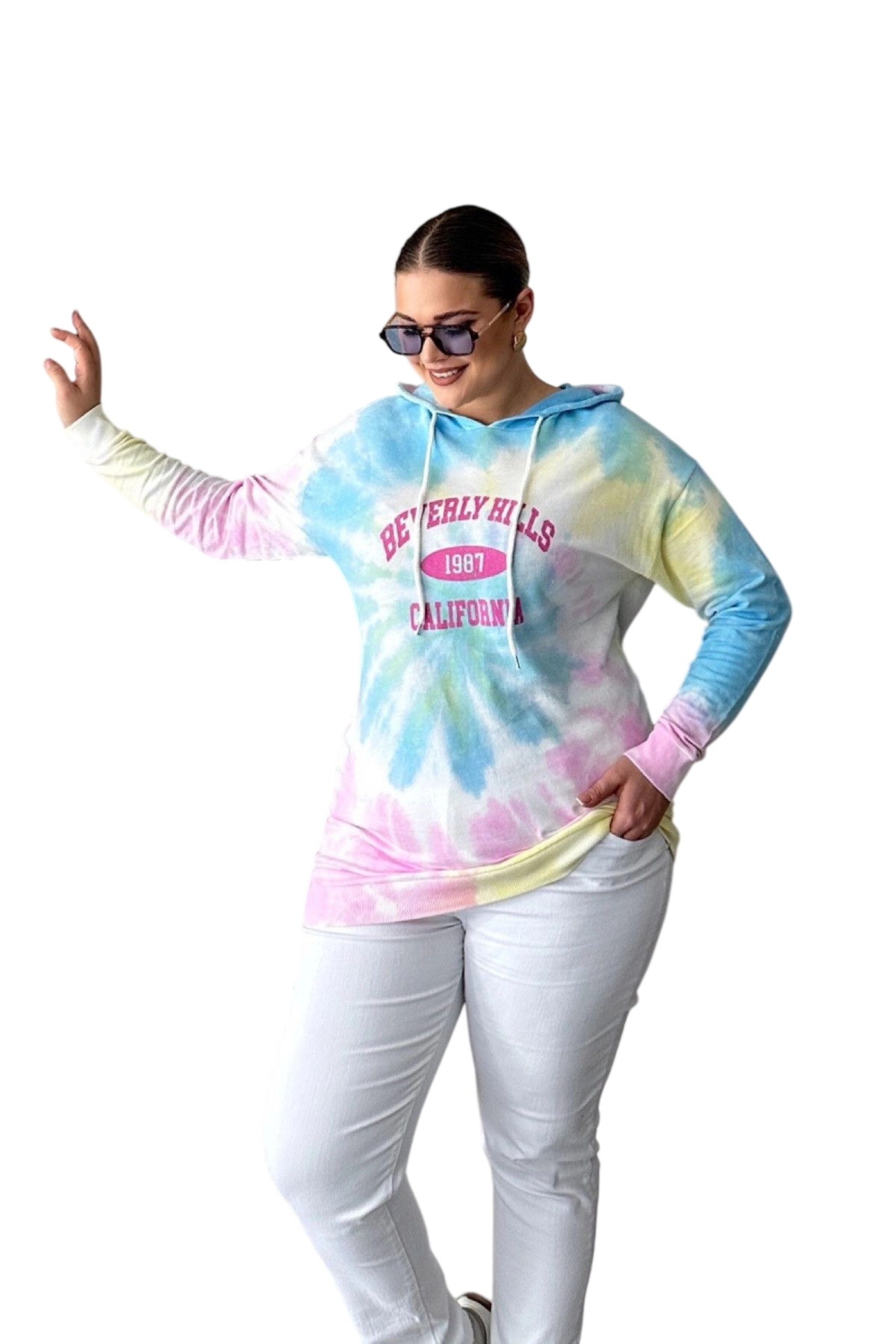 Stil Diva Sweatshirt in Mischfarben