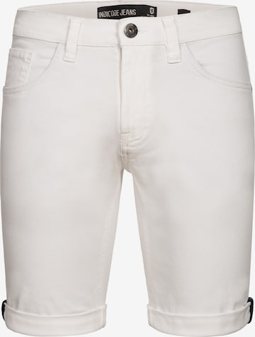 INDICODE JEANS Regular Pants 'Villeurbanne' in White: front