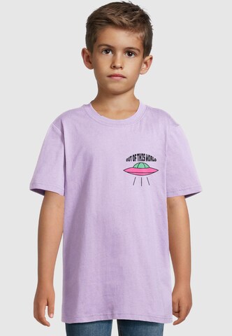 T-Shirt 'Out of This World' Merchcode en violet : devant