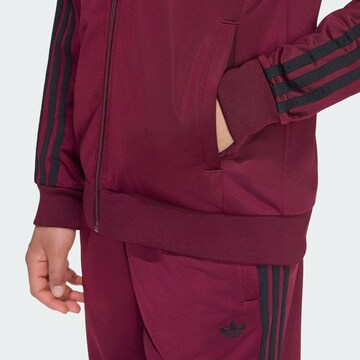 Veste de survêtement 'SST' ADIDAS ORIGINALS en rouge