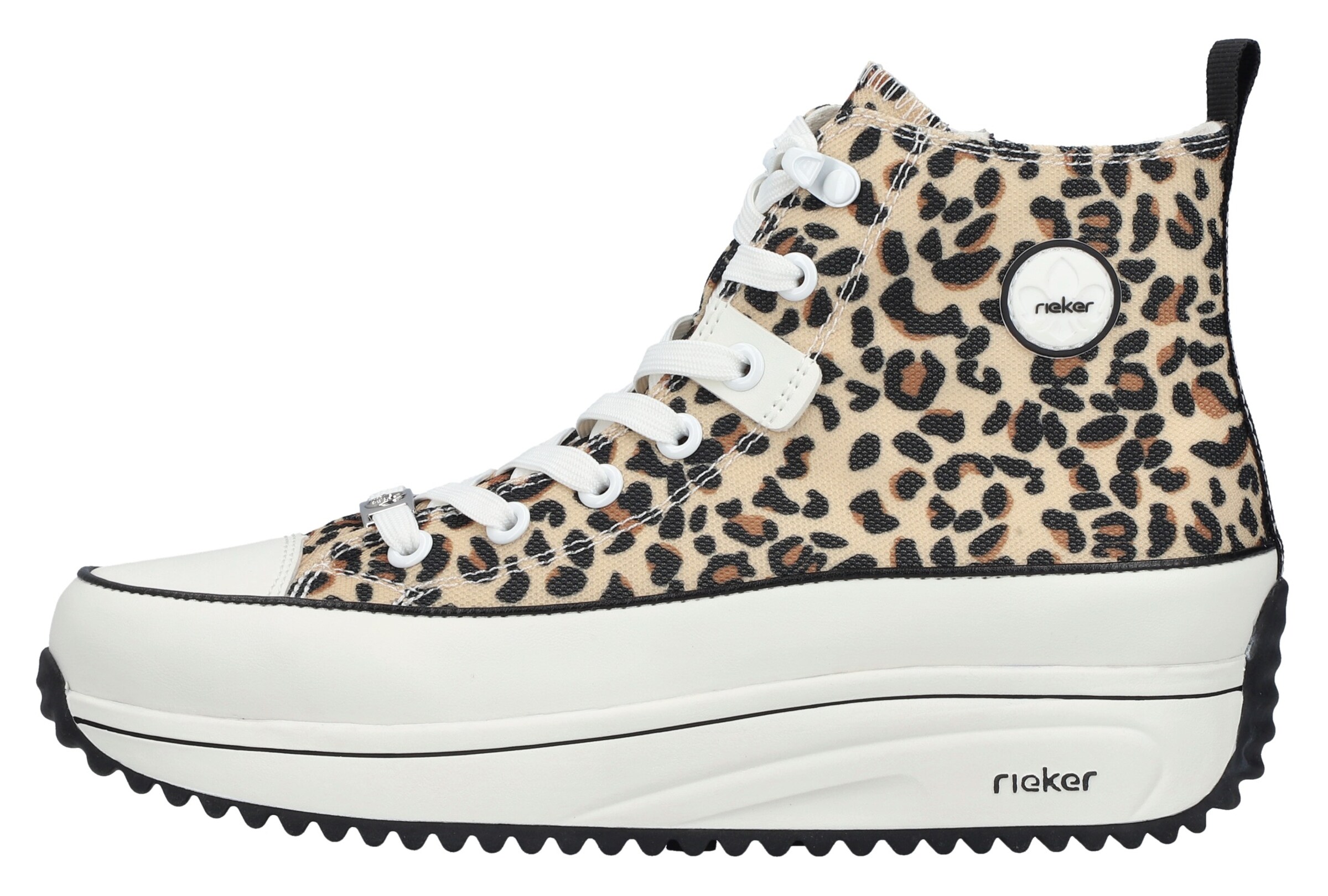 Baskets hautes Rieker en beige