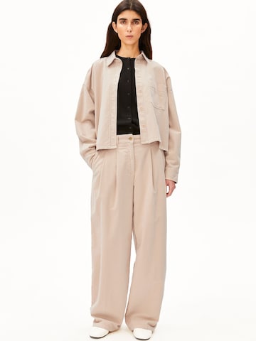 ARMEDANGELS Loose fit Trousers in Beige