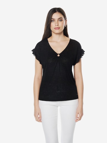 Maglietta di KOROSHI in nero: frontale