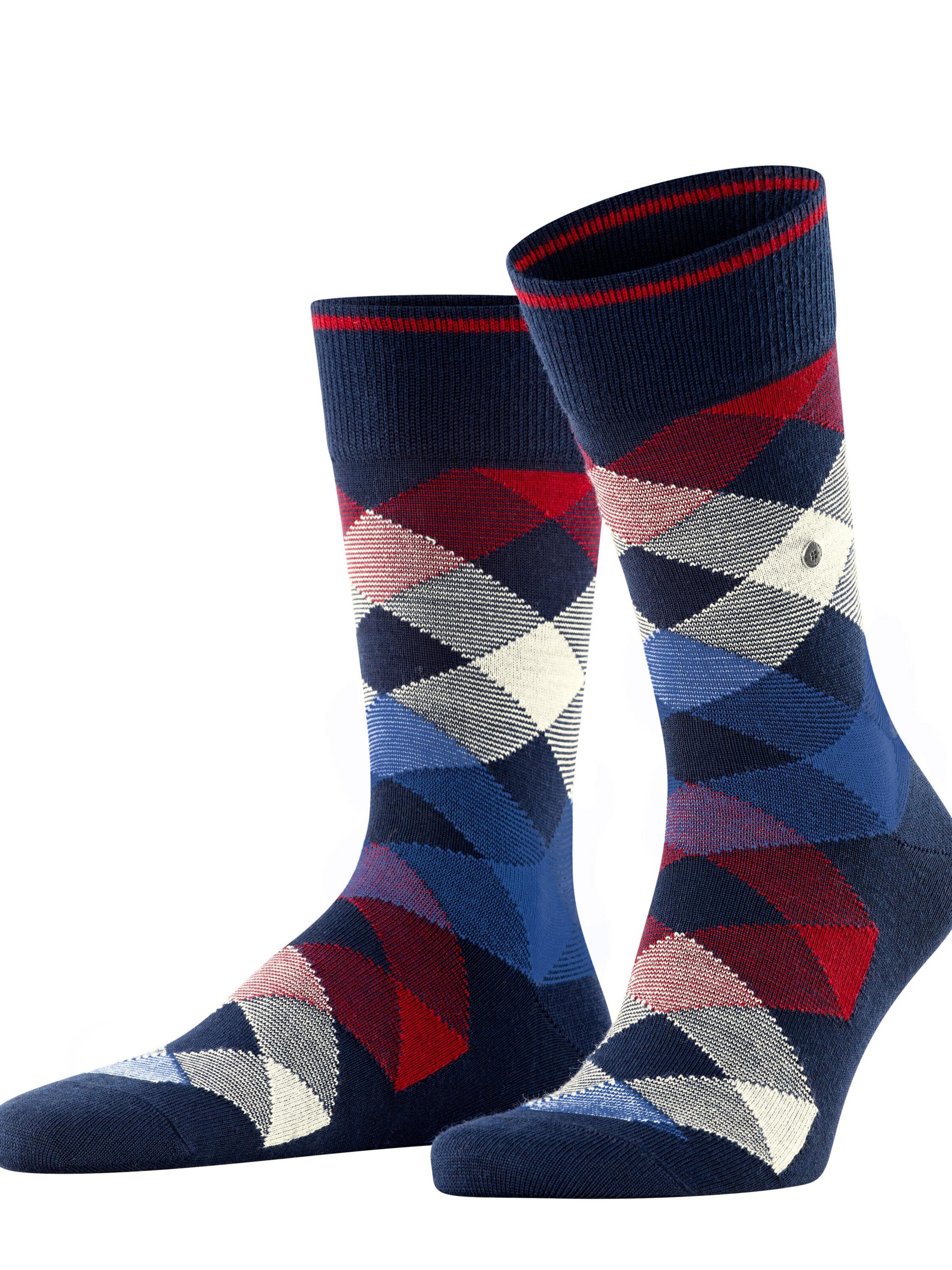 BURLINGTON Socks 'Newcastle' in Blue: front