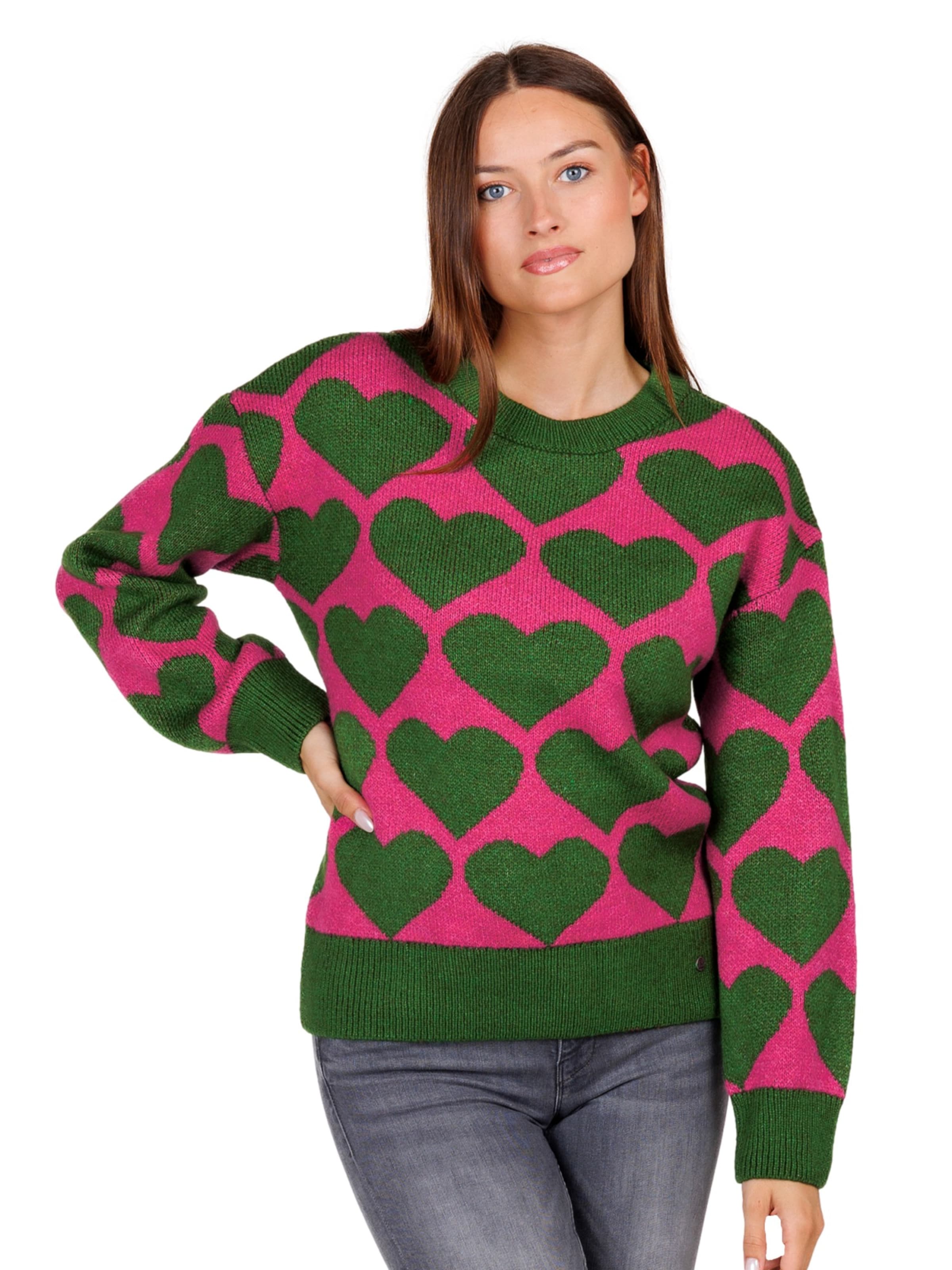 Key Largo Pullover 'BEAT' in Grün: Vorderseite