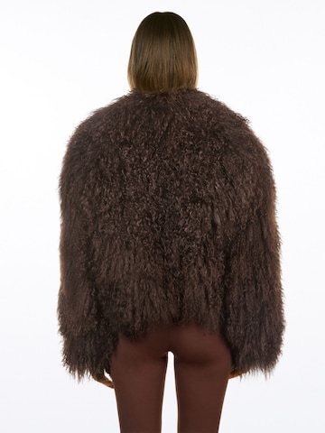 WeLoveFurs Winterjacke 'Braune Lammfelljacke CHLOÈ'‌ in Braun