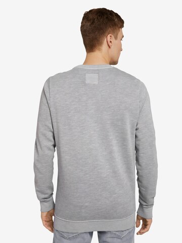 TOM TAILOR - Sweatshirt em cinzento