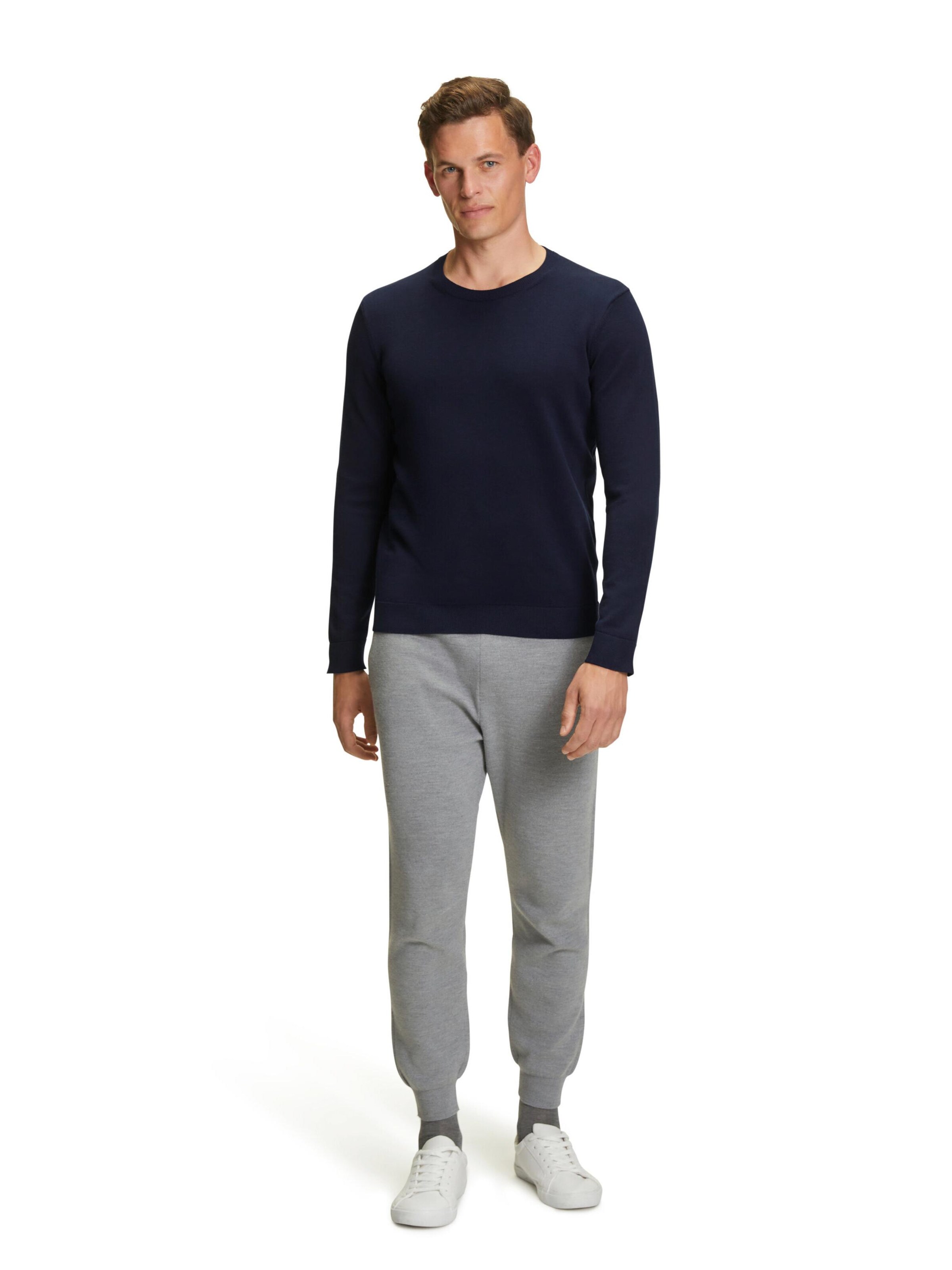 FALKE Pullover 'Pure Cotton'‌‌‌‌‌‌‌‌‌ in Blau