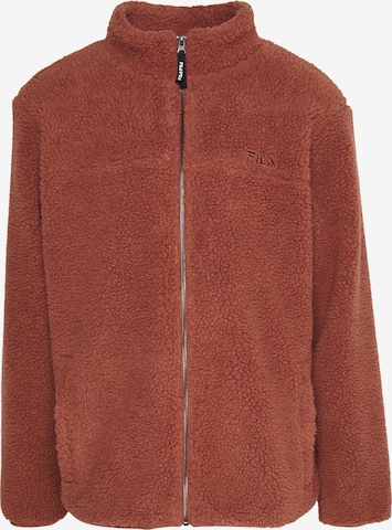 ruda FILA Funkcinis flisinis džemperis 'BRAUNLAGE': priekis