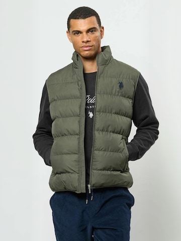 Vestă ' UMDitmar ' de la U.S. POLO ASSN. pe verde: față