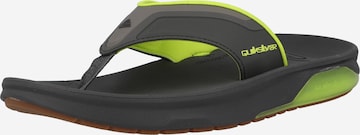 QUIKSILVER T-bar sandals in Grey: front