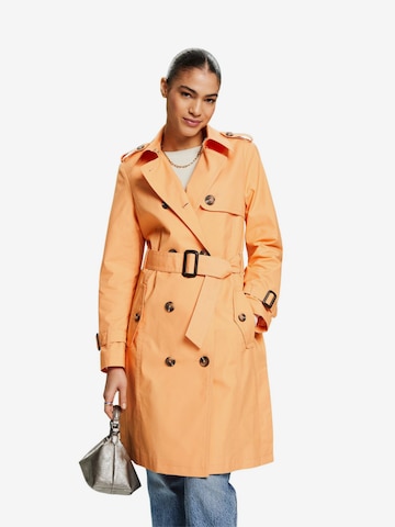 ESPRIT Between-Seasons Coat in Orange: front