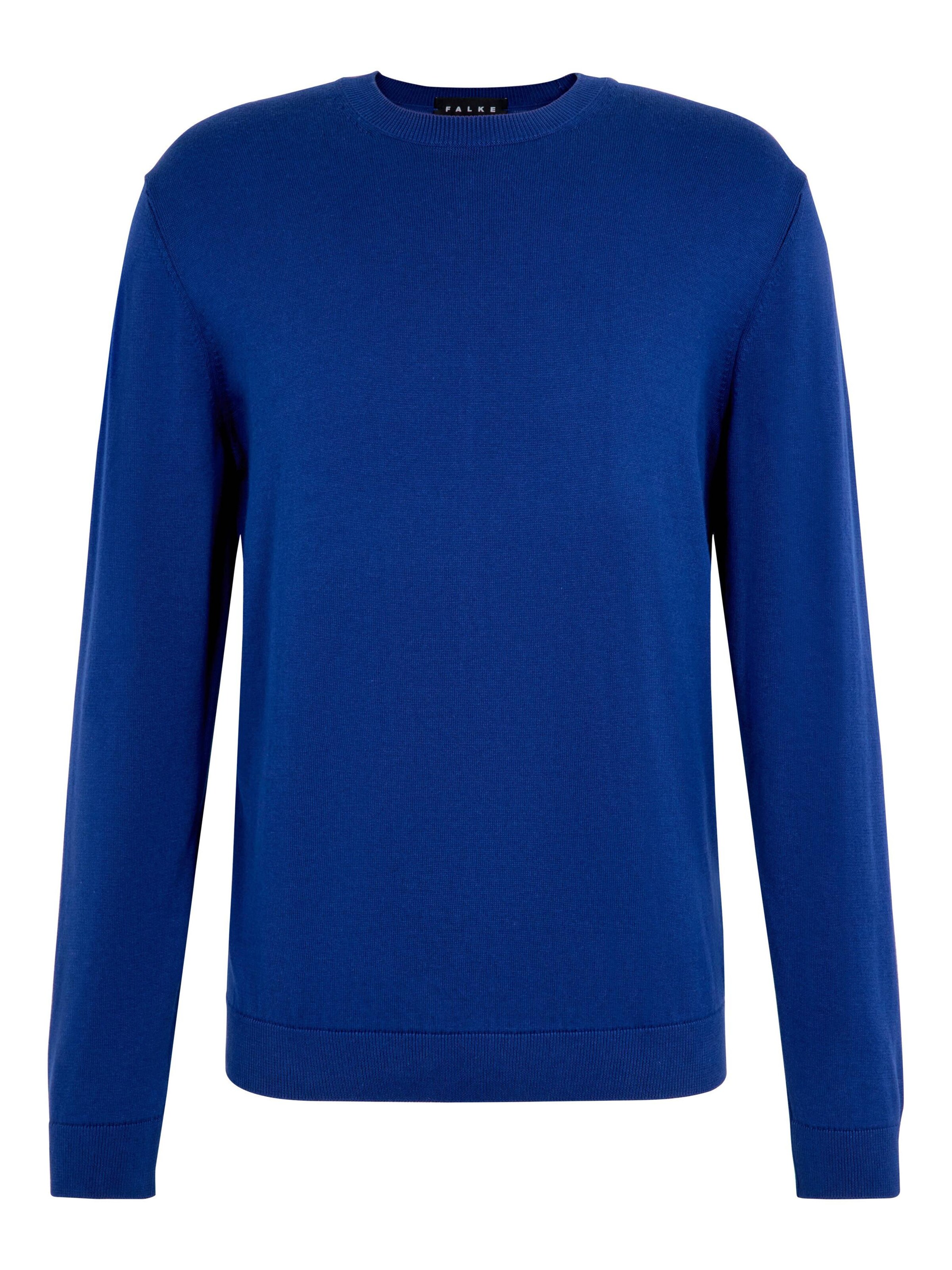 FALKE Pullover 'Pure Cotton'‌‌‌‌‌‌ in Blau