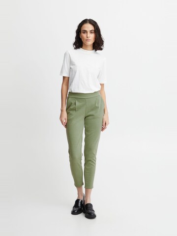 ICHI Skinny Trousers 'KATE' in Green
