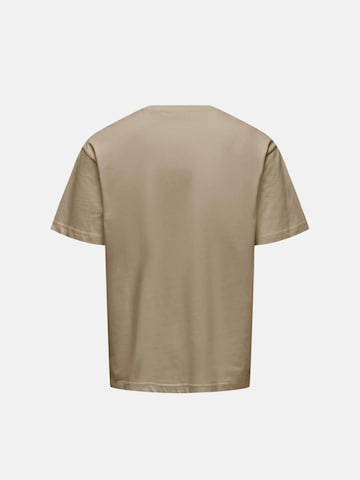 Only & Sons Shirt 'ONSFRED' in Brown