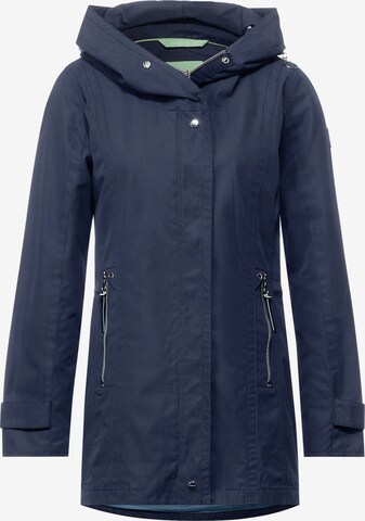 STREET ONE Between-Seasons Coat in Blue: front