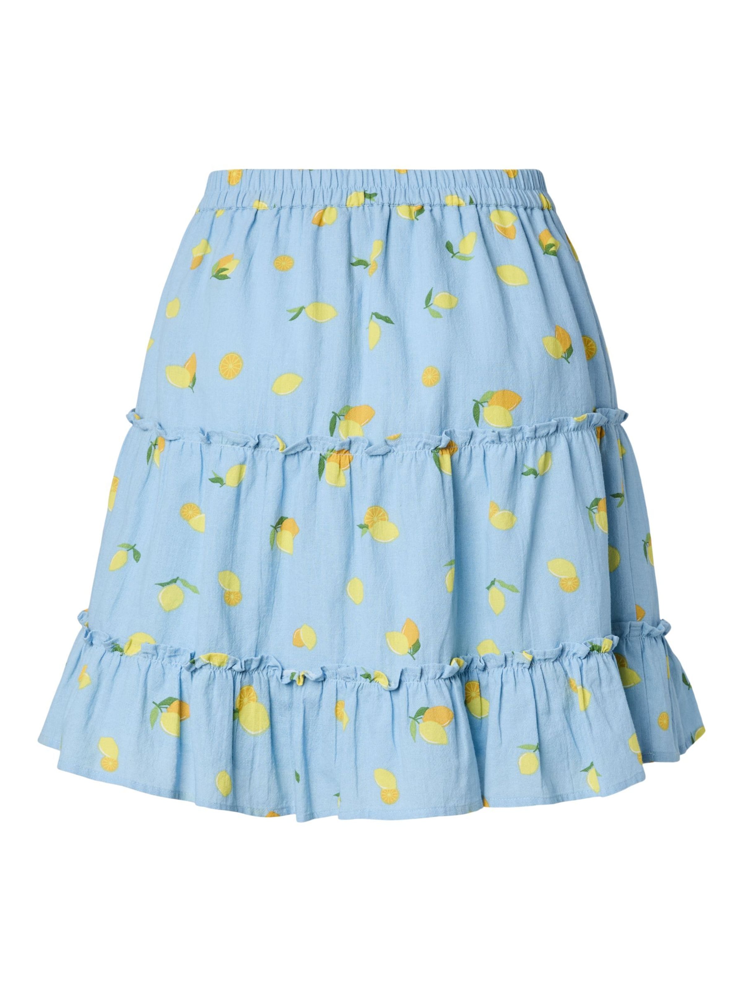 PIECES Nederdel 'PCEmma' i blå