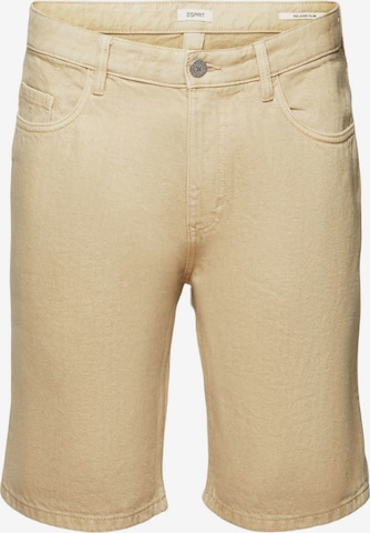 ESPRIT Loose fit Jeans in Beige: front