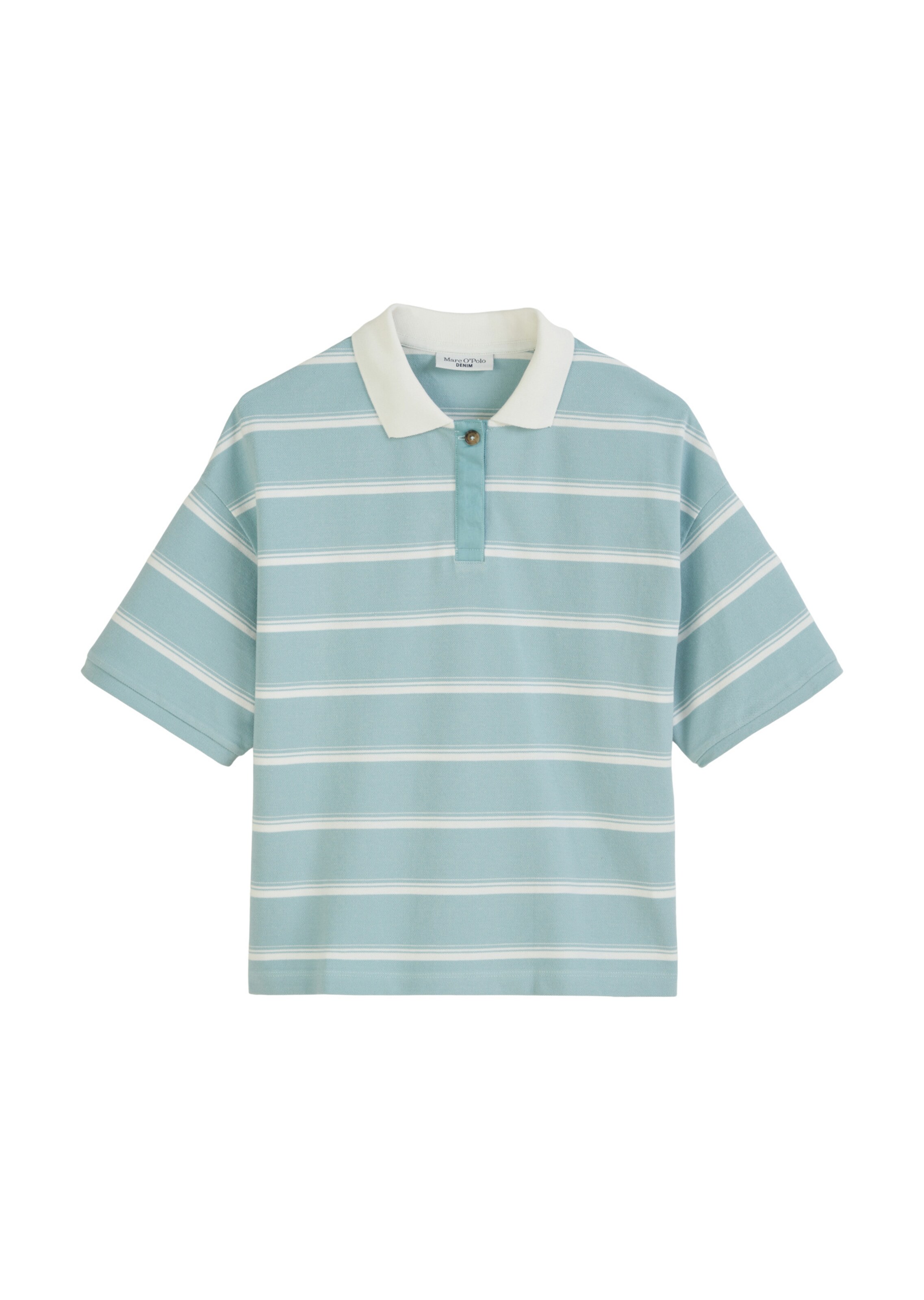 Marc O'Polo DENIM Poloshirt in Blau: Vorderseite