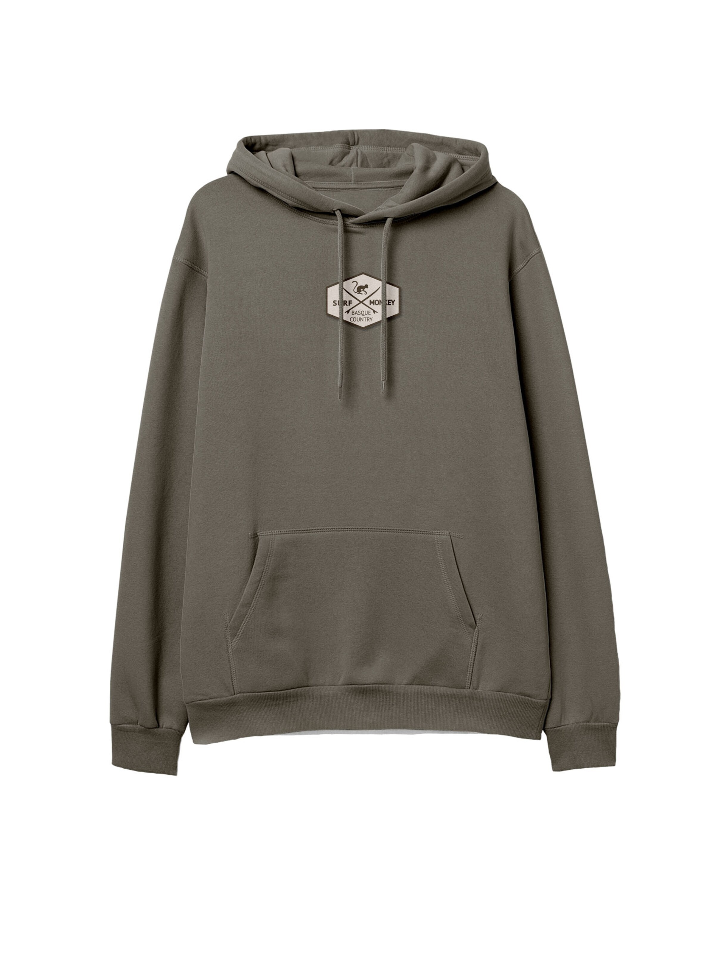Surf Monkey - Sweatshirt em verde: frente