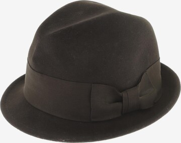 Seeberger Hat & Cap in 60 in Brown: front