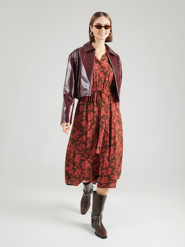 UNITED COLORS OF BENETTON Shirt Dress in Brown