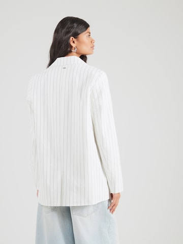 Pepe Jeans Blazer | bela barva: zadnja stran
