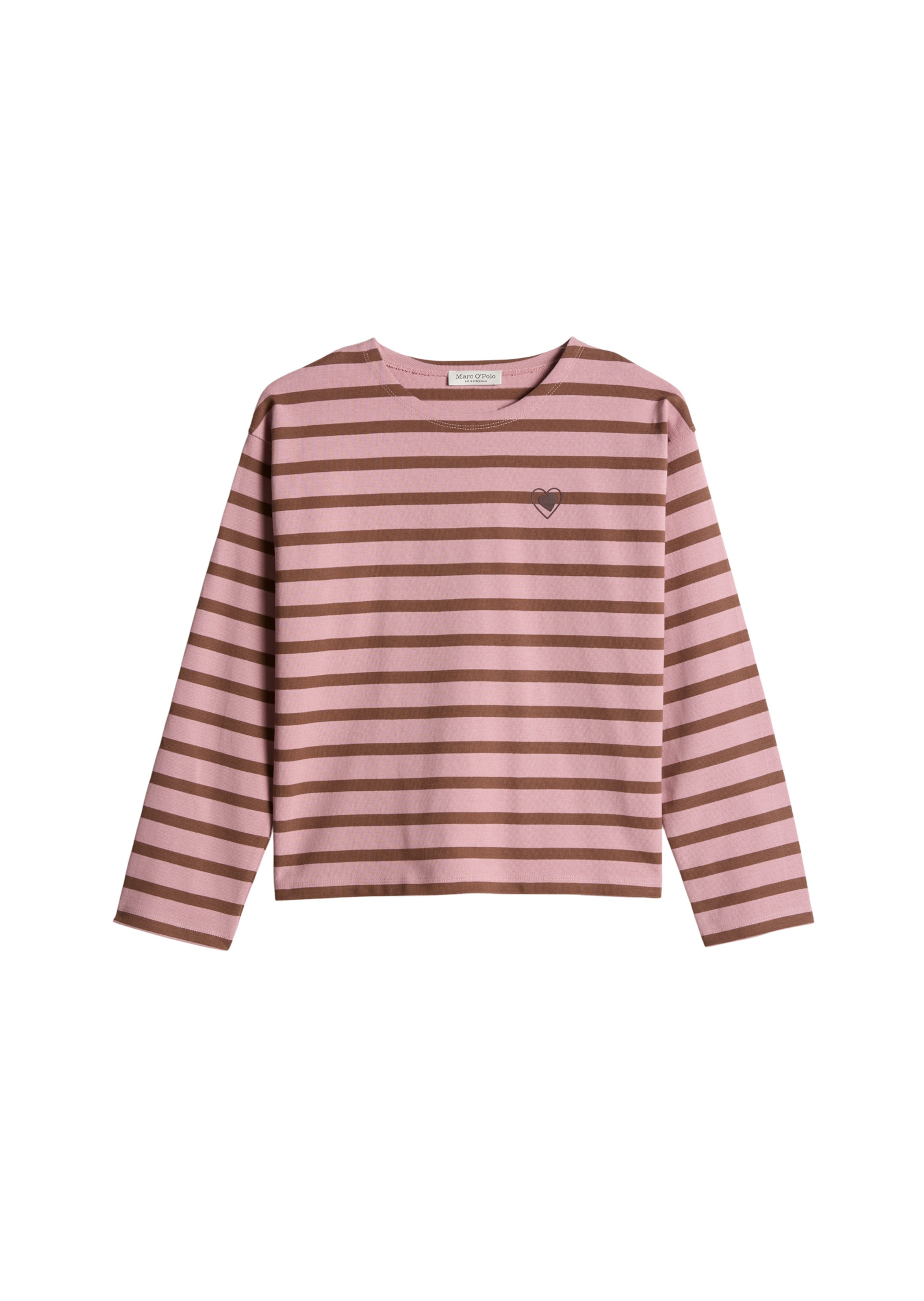 Sweat-shirt Marc O'Polo en rouge : devant