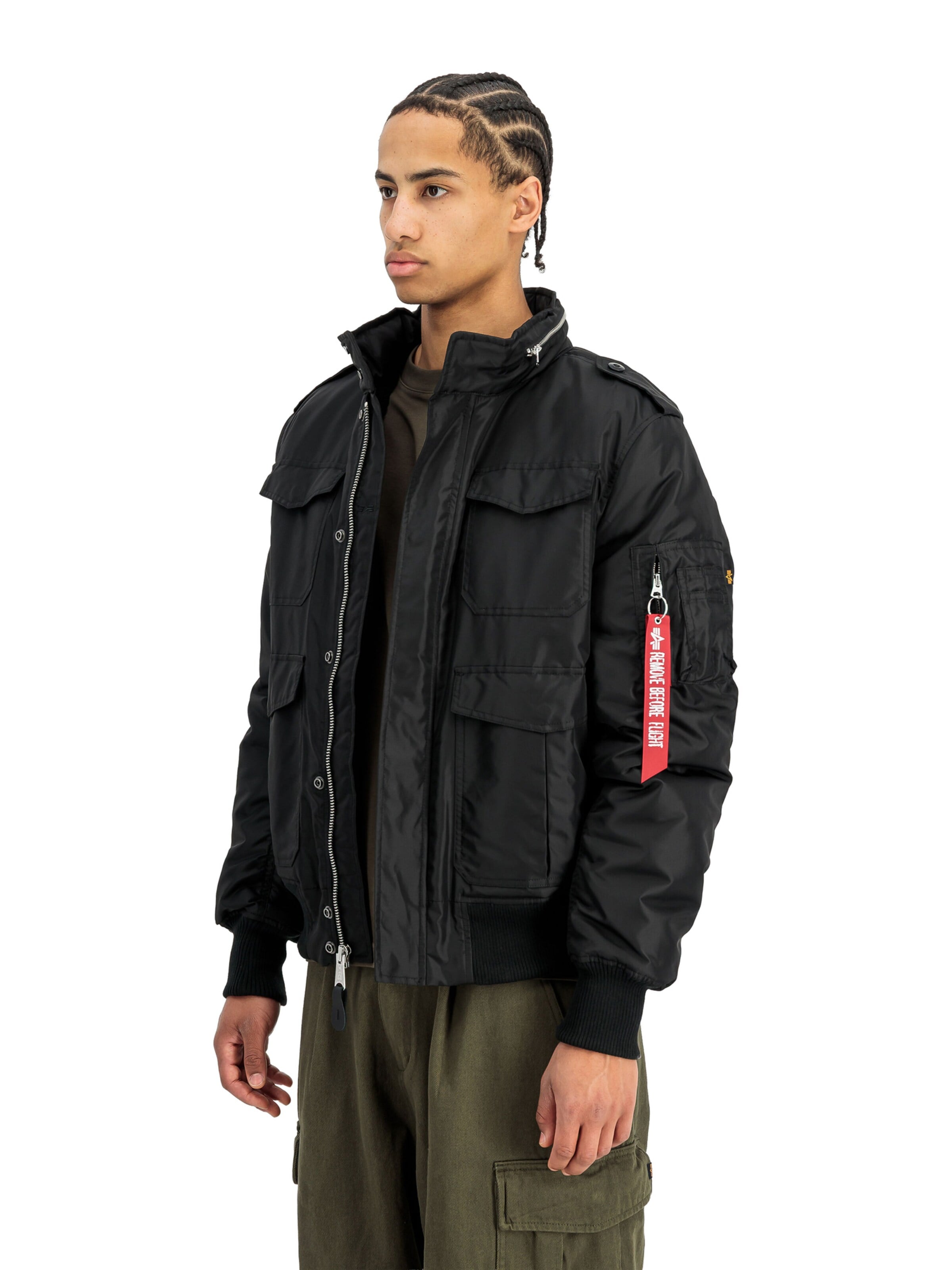 ALPHA INDUSTRIES Between-Season Jacket 'M-65' in Black