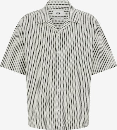 WE Fashion Košulja u ecru/prljavo bijela / tamno zelena, Pregled proizvoda