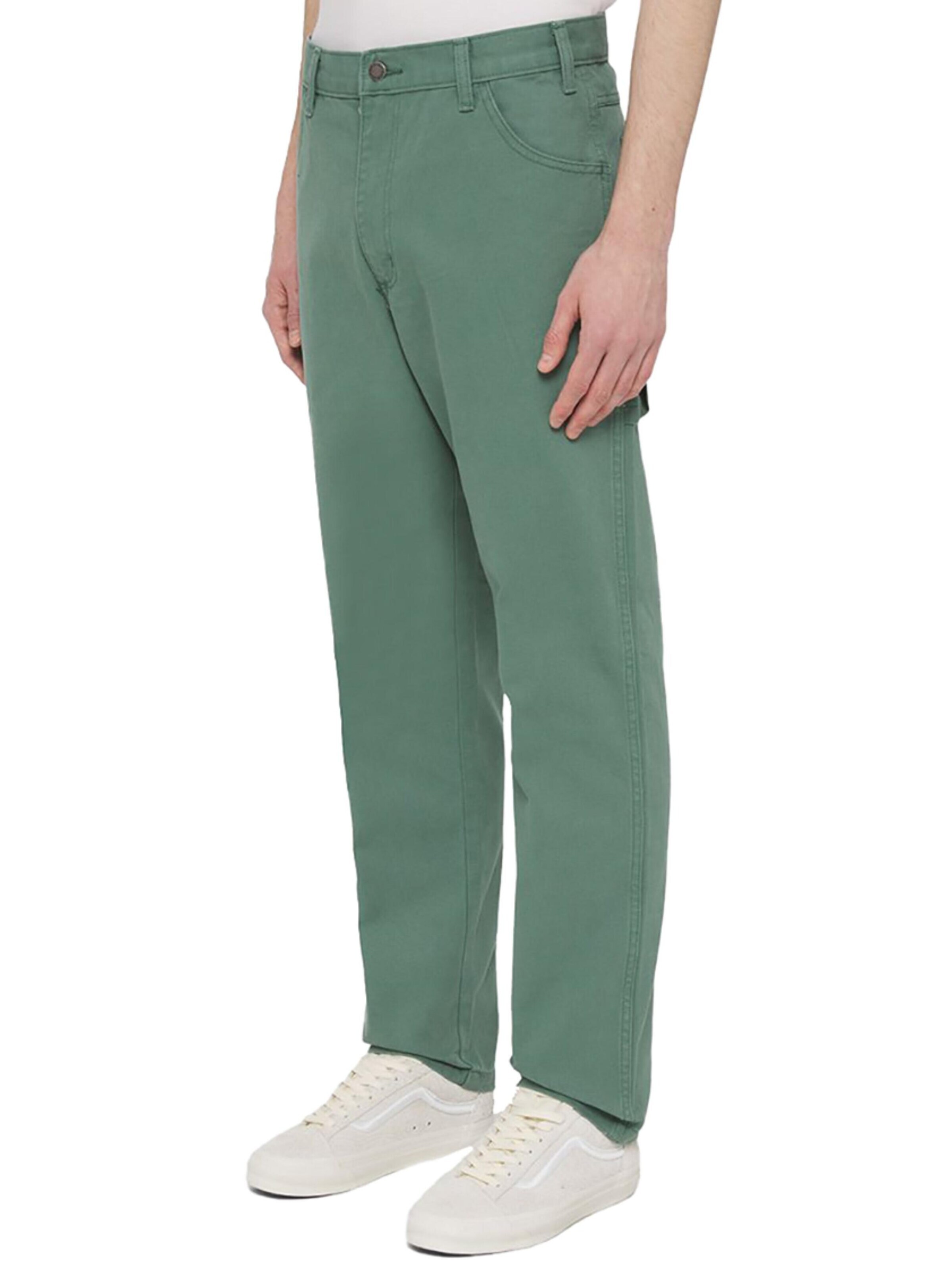 DICKIES Regular Hose 'Duck Canvas Carpenter'‌‌‌‌‌ in Grün
