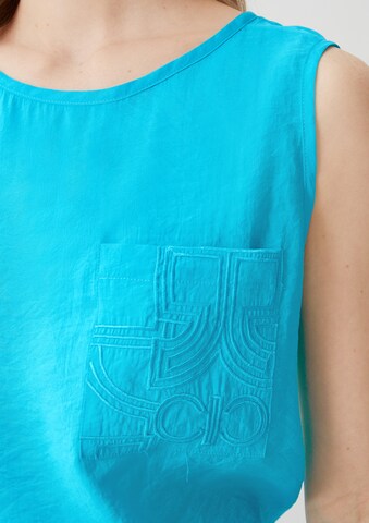 COMMA Bluse in Blau