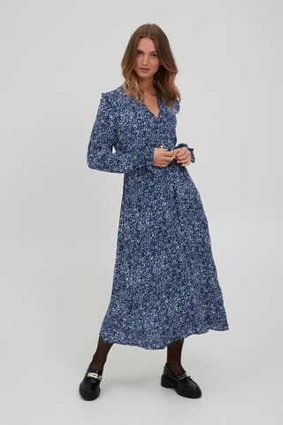 b.young Blousejurk 'FLOURI NATURE' in Blauw: voorkant